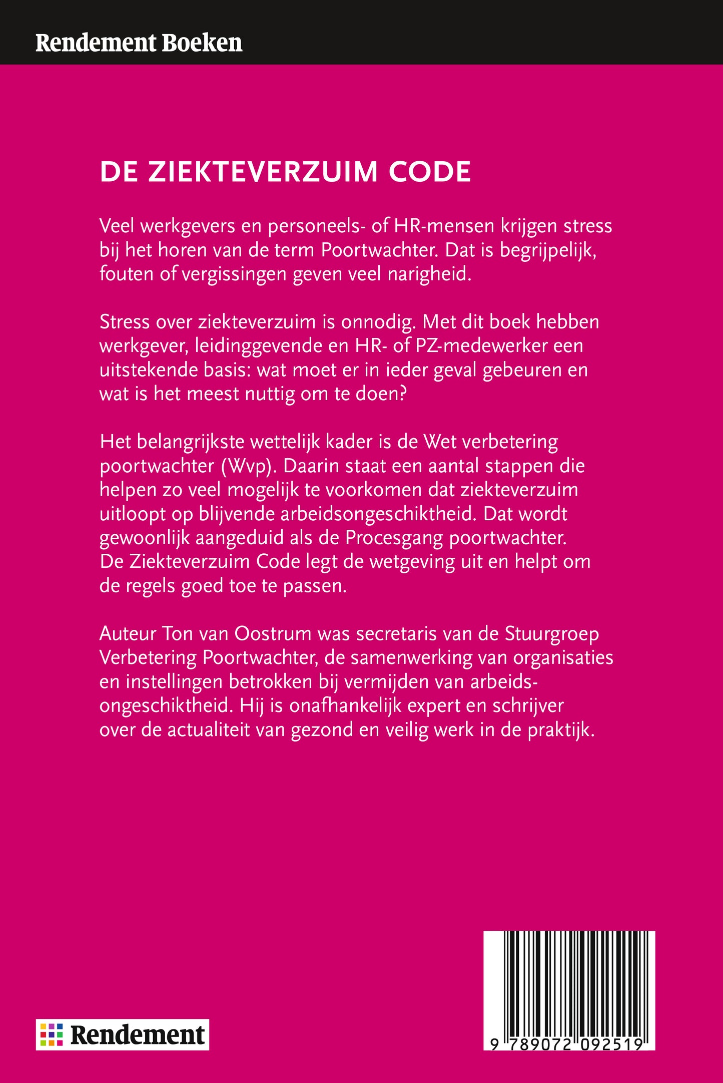 Boek: De Ziekteverzuim Code