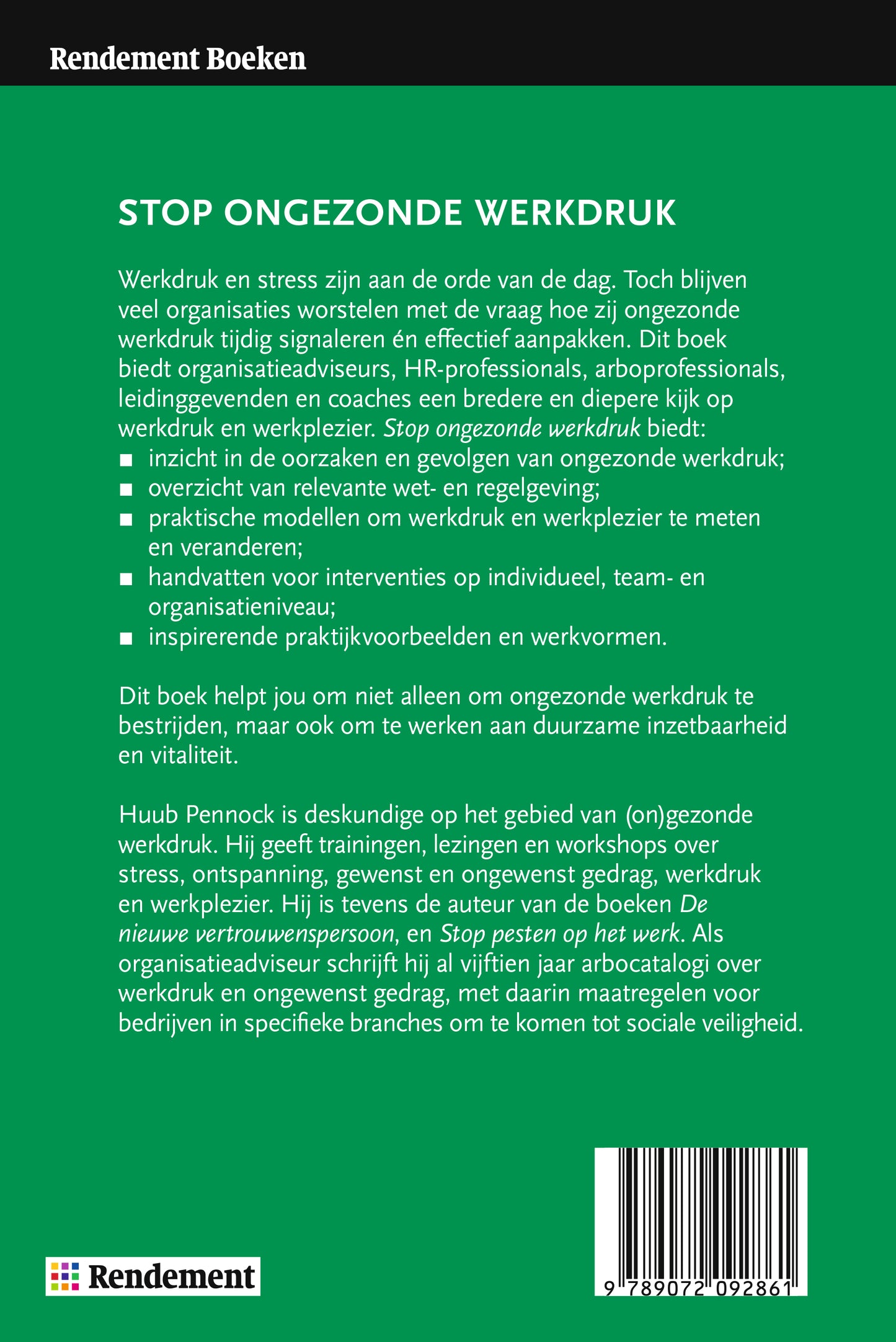E-book: Stop ongezonde werkdruk