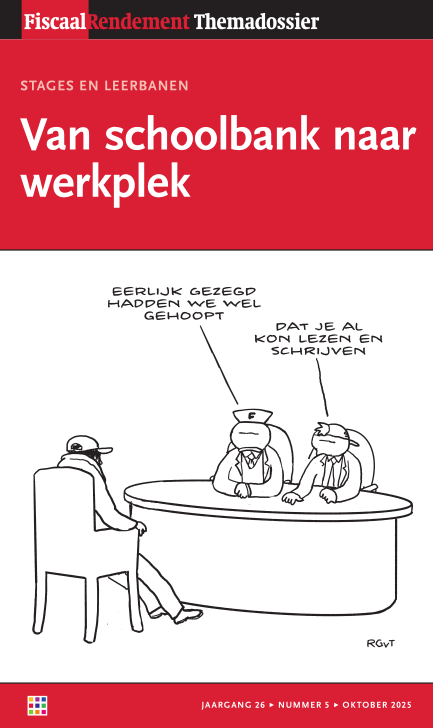Dossier Fiscaal: Stages en leerbanen