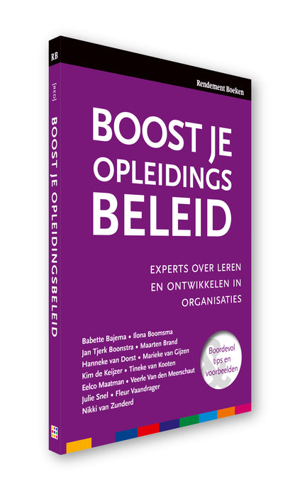 Boek: Boost je opleidingsbeleid