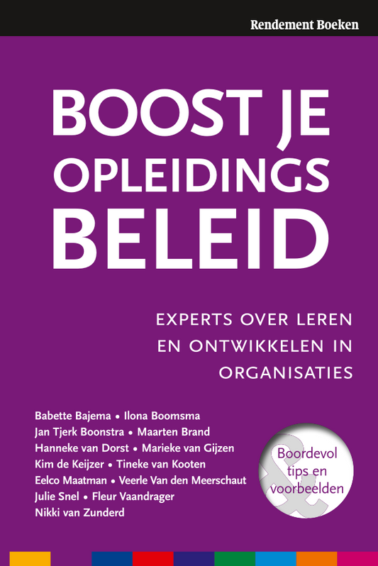 Boek: Boost je opleidingsbeleid